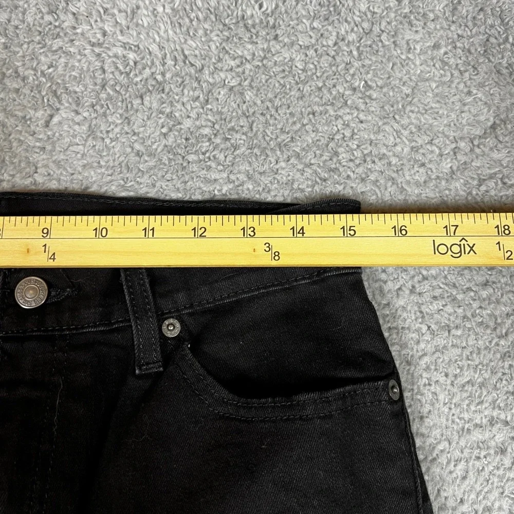 Levi's 511 Slim Fit Jeans Mens 30x32 Black Excellent Stretch‎ Denim Office